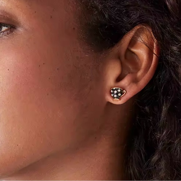 KATE SPADE Alice In Wonderland Teacup Stud Earrings - Picture 4 of 5